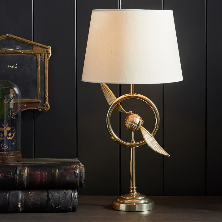 golden snitch table lamp