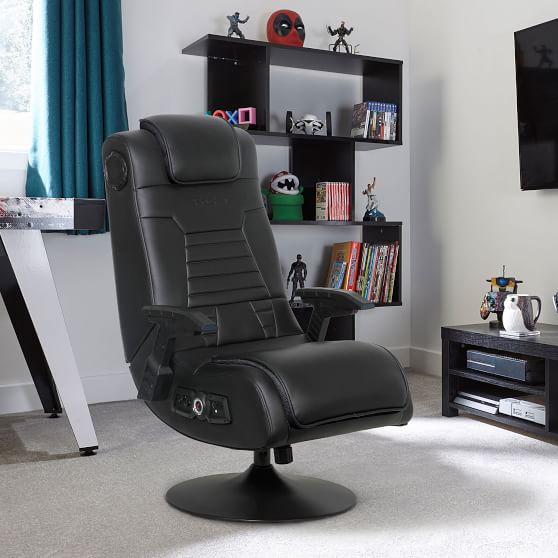 X Rocker Pro Series+ 2.1 Audio Pedestal Black Gaming Chair