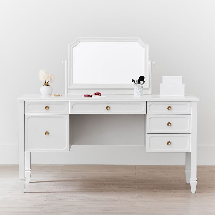 desk hutch with mirror