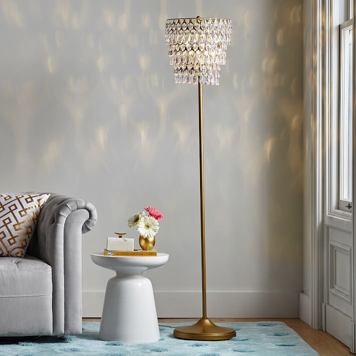 teardrop floor lamp