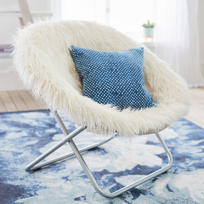 pbteen faux fur chair