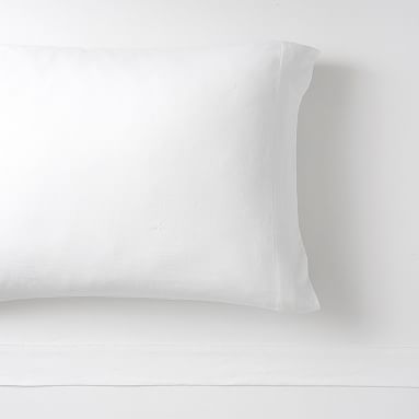 Organic Essential Jersey Sheet Set, Single/Single XL, White
