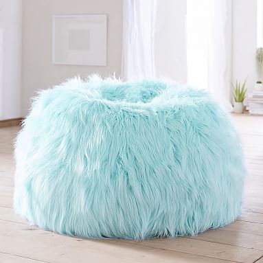 himalayan faux fur bean bag