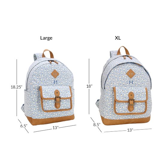 Northfield Blue Floating Daisy Backpacks Pottery Barn Teen