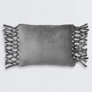 Bohemian Fringe Plush Pillow, 12