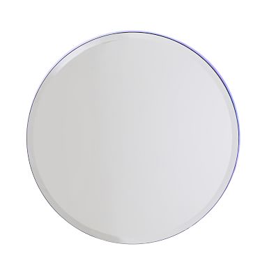 Ombre Ambient Backlit LED Mirror, Round
