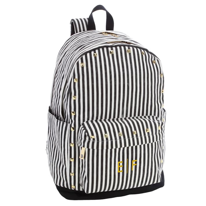 Emily & Meritt Stripes & Studs Recycled Backpacks | Pottery Barn Teen