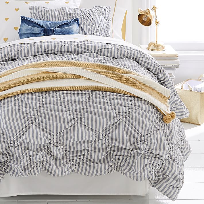 The Emily \u0026 Meritt Striped Comforter 