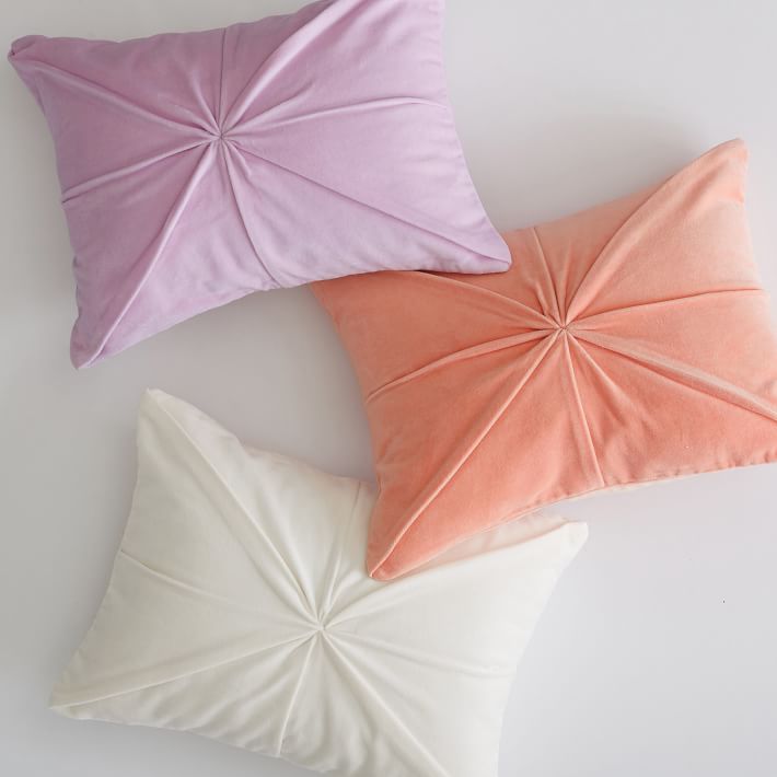 Knotted Velvet Pillow Cover