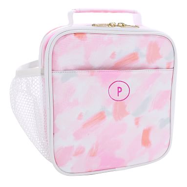 Gear Up Claire Pink Brushstrokes Recycled Classic Lunch Box