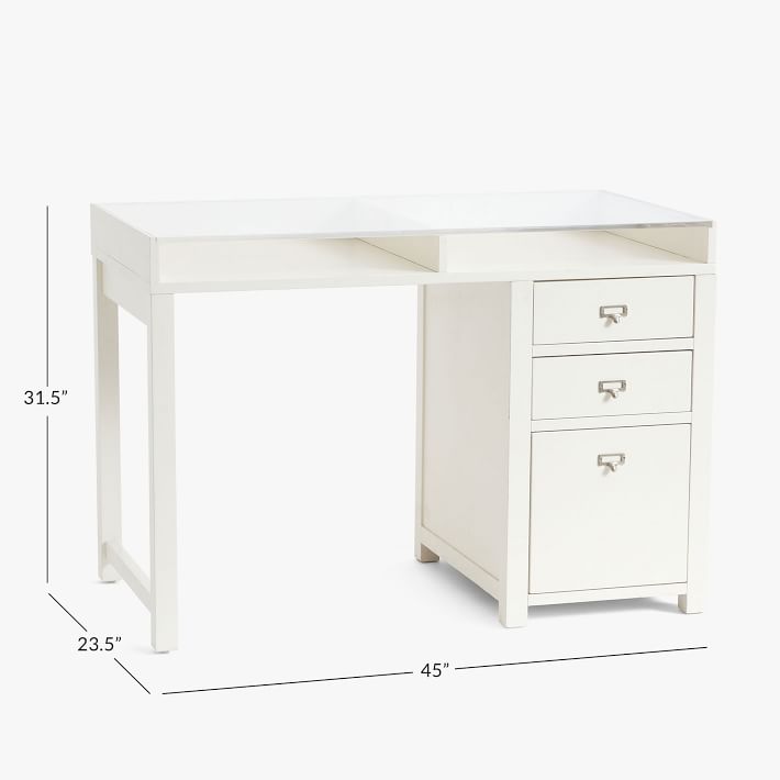 45 inch desk with storage