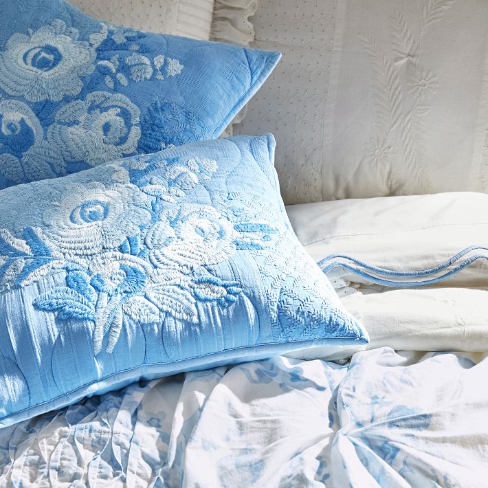 LoveShackFancy Damask Floral Pillow Pottery Barn Teen