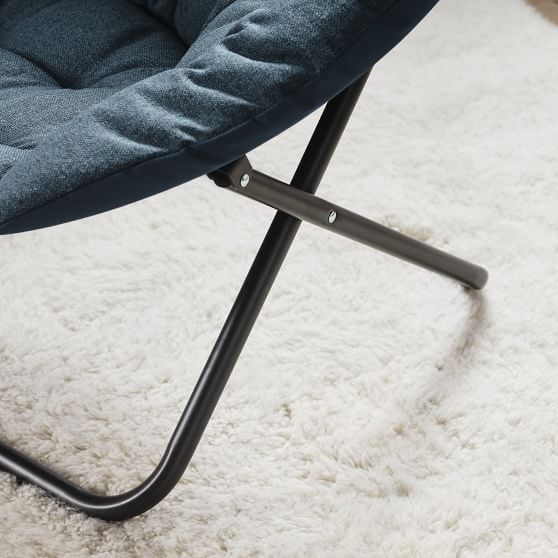 Basketweave Indigo HangARound Chair Pottery Barn Teen