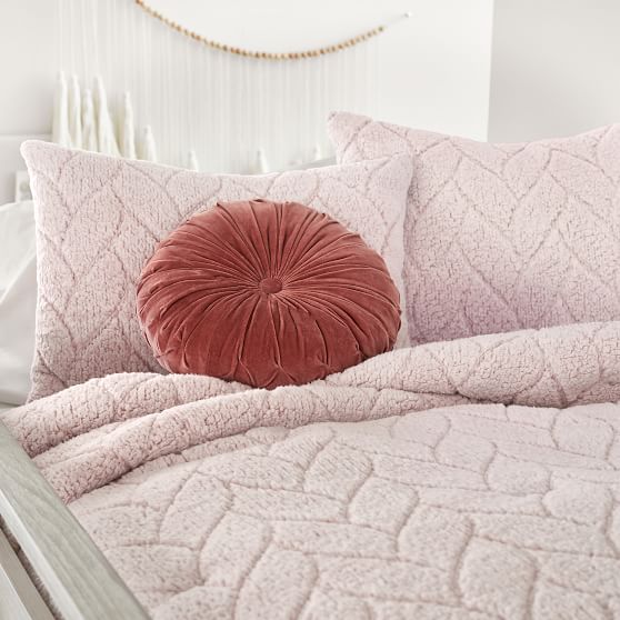 Cozy Sherpa Comforter Pottery Barn Teen