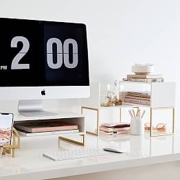 pottery barn monitor stand