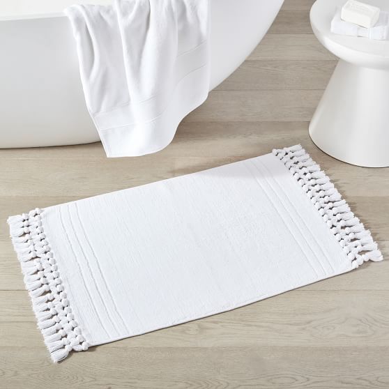 Classic Tassel Bath Mat Pottery Barn Teen