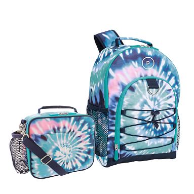 Oceana Tie Dye Small Backpack & Cold Pack Lunch Bundle