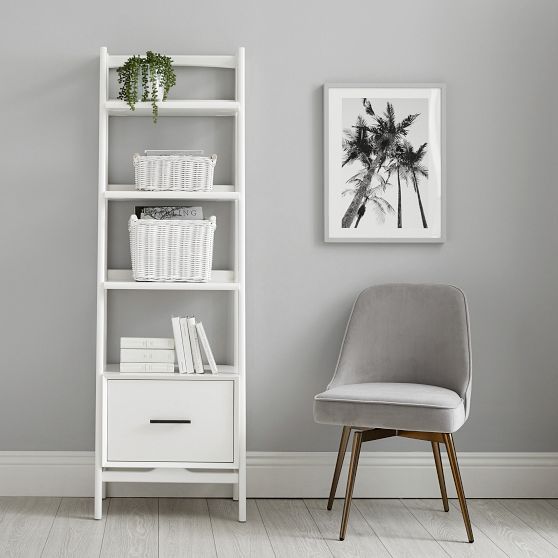 west elm x pbt MidCentury 22'' Bookshelf with Storage Drawer Pottery