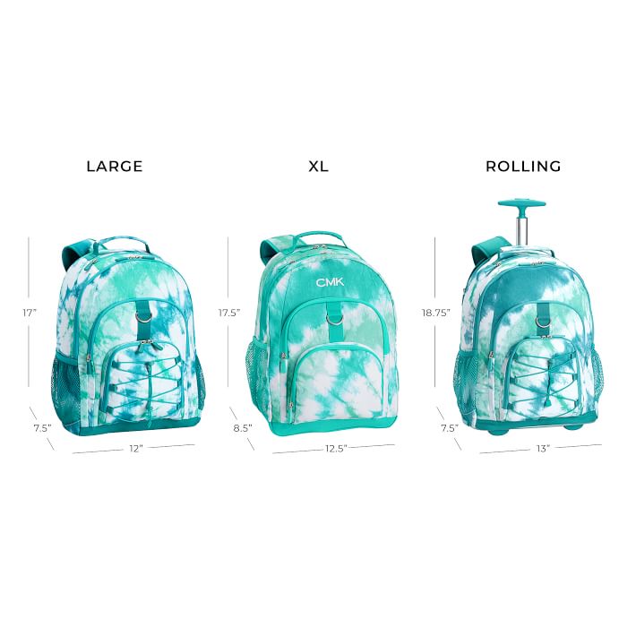 Pool Tie-Dye Rolling Backpack For Teens | Pottery Barn Teen