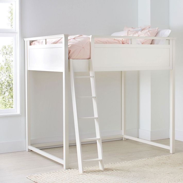 Hampton Loft Bed With Dresser Pottery Barn Teen 2305