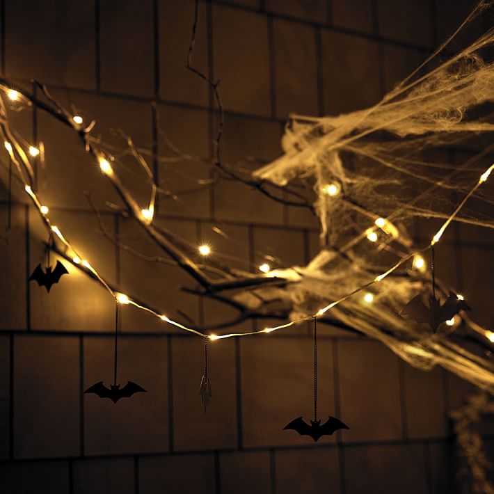 Bat Halloween String Lights Pottery Barn Teen
