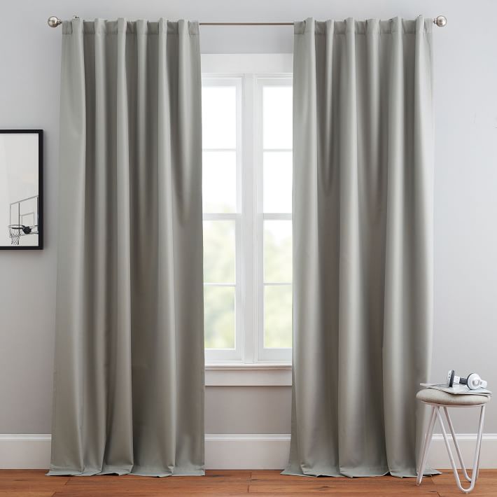 Noise Reducing Blackout Curtain Pottery Barn Teen
