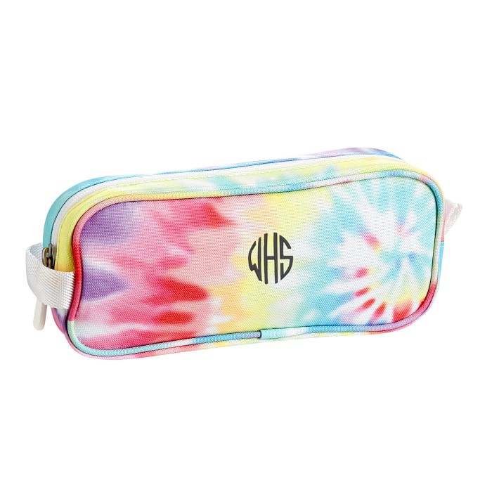 Gear-Up Rainbow Tie-Dye Recycled Pencil Case