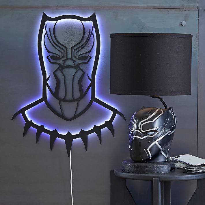 black panther led lamp