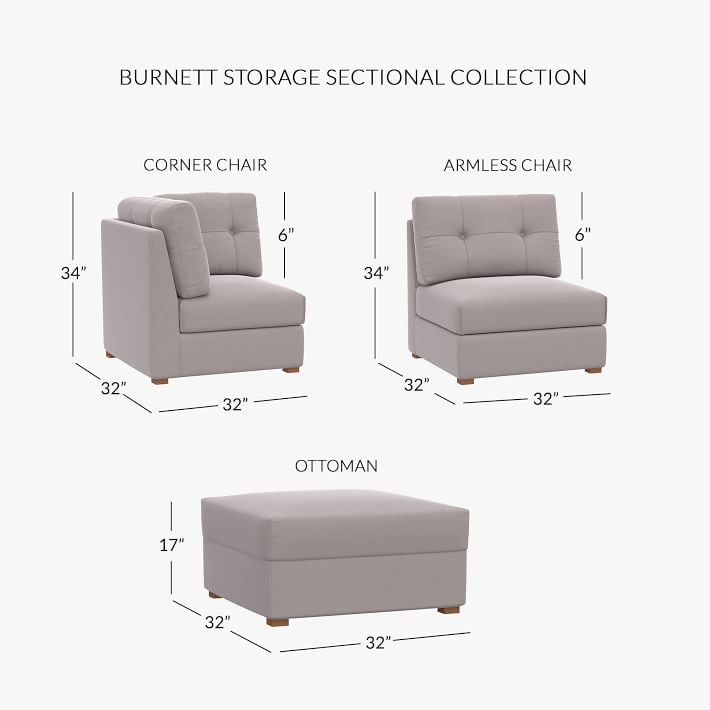 Build Your Own Storage Sectional Sofa Teen Sofa Pottery