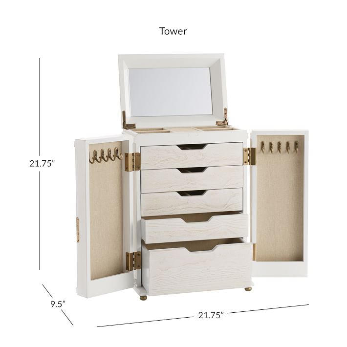 Heirloom Jewelry Boxes Jewelry Storage Pottery Barn Teen