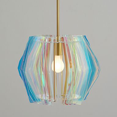 iridescent light fitting