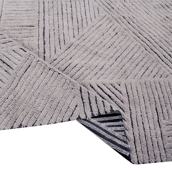 Maverick Geometric Washable Wool Rug, 5.5x8 Pottery Barn Teen