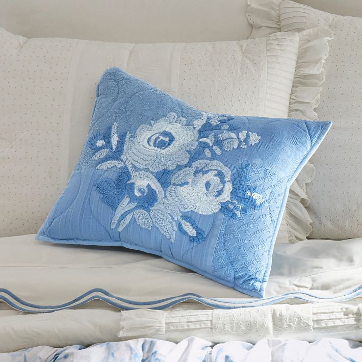 LoveShackFancy Damask Floral Pillow Pottery Barn Teen
