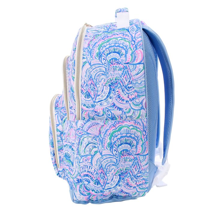 Lilly Pulitzer Happy As A Clam Backpack and Slim Water Bottle Bundle ...