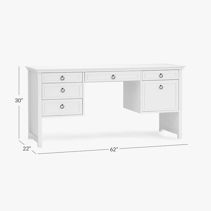 elsie single pedestal desk