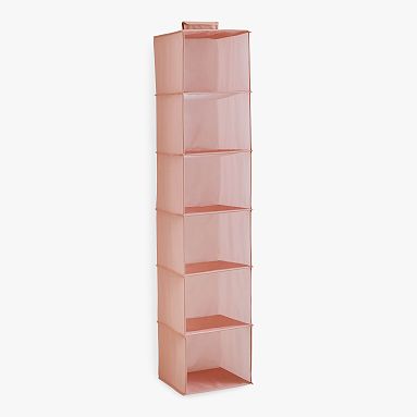 RPET Hanging Closet Sweater Organizer, Solid Dusty Rose