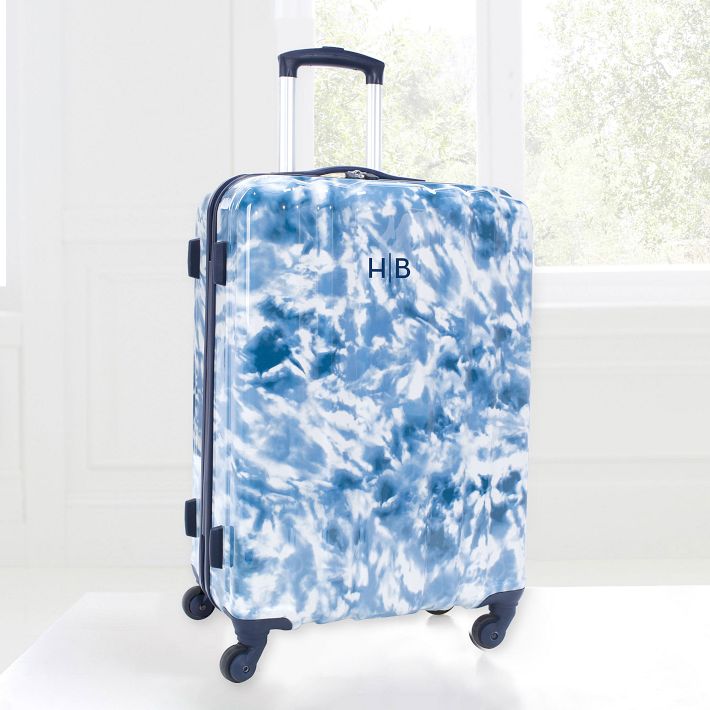Channeled Hard-Sided Pacific Tie-Dye Carry-on Luggage