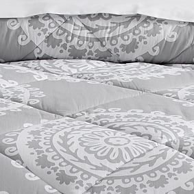 Couette Pottery Barn Medallion Floret - Twin XL Bleu - Neuve Avec étiquettes