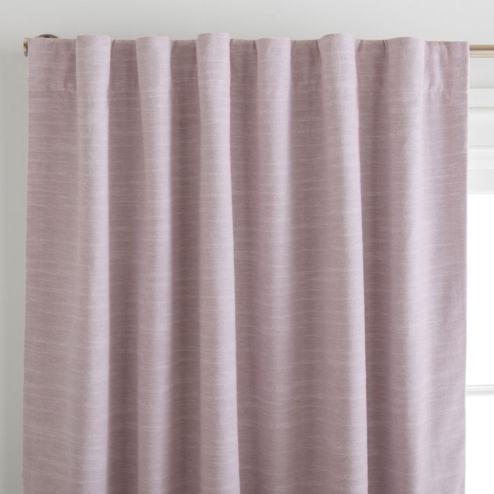 Evelyn Linen Blackout Curtain | Pottery Barn Teen