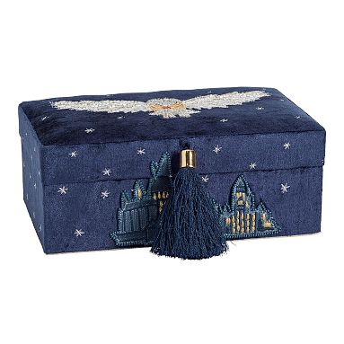 Harry Potter™ Hedwig™ Beaded Velvet Jewellery Box