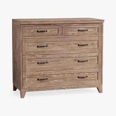 Hampton 5-Drawer Dresser, Smoked Grey