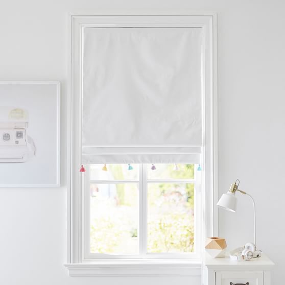 MultiTassel Roman Shade Pottery Barn Teen