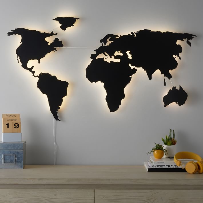 Light Up World Map