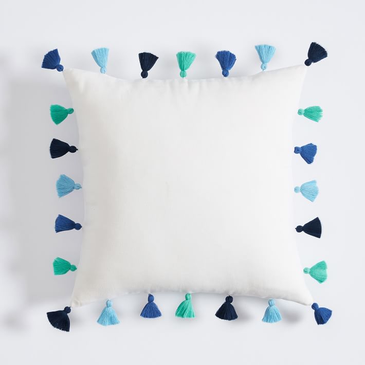 Tassel Pillow Cover Pottery Barn Teen
