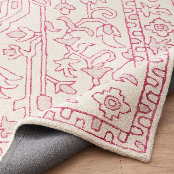 Isabella Rug Pink Pottery Barn Teen