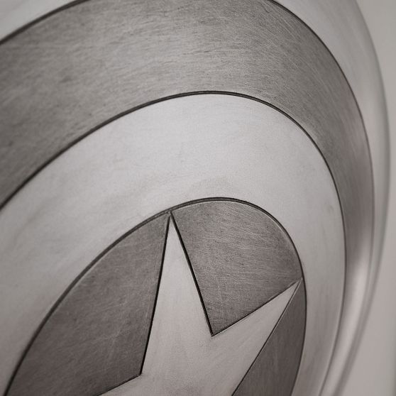 Marvel's Captain America ColorChanging Backlit Shield Pottery Barn Teen