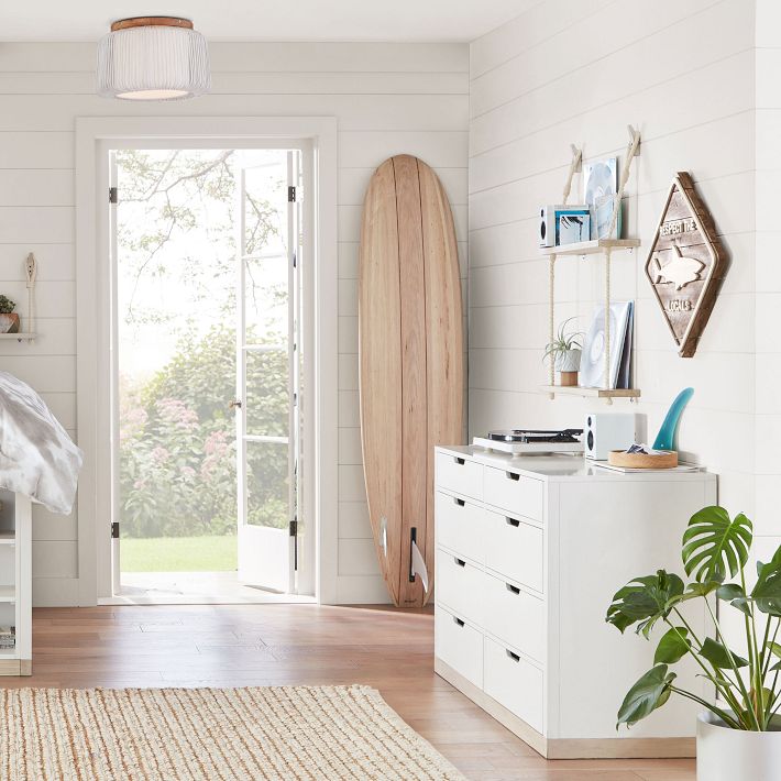 Reclaimed Wood Surf Art Sign Pottery Barn Teen