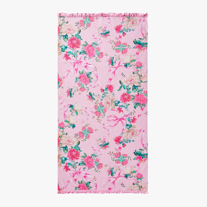 LoveShackFancy Garden Damask Beach Towel | Pottery Barn Teen