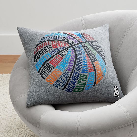 Sports League All Team NBA Pillow Cover Pottery Barn Teen