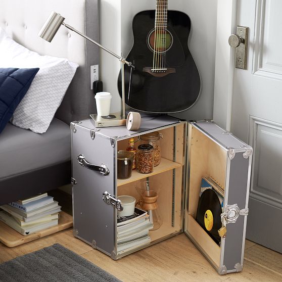 Canvas Black Trim Dorm Trunks Pottery Barn Teen